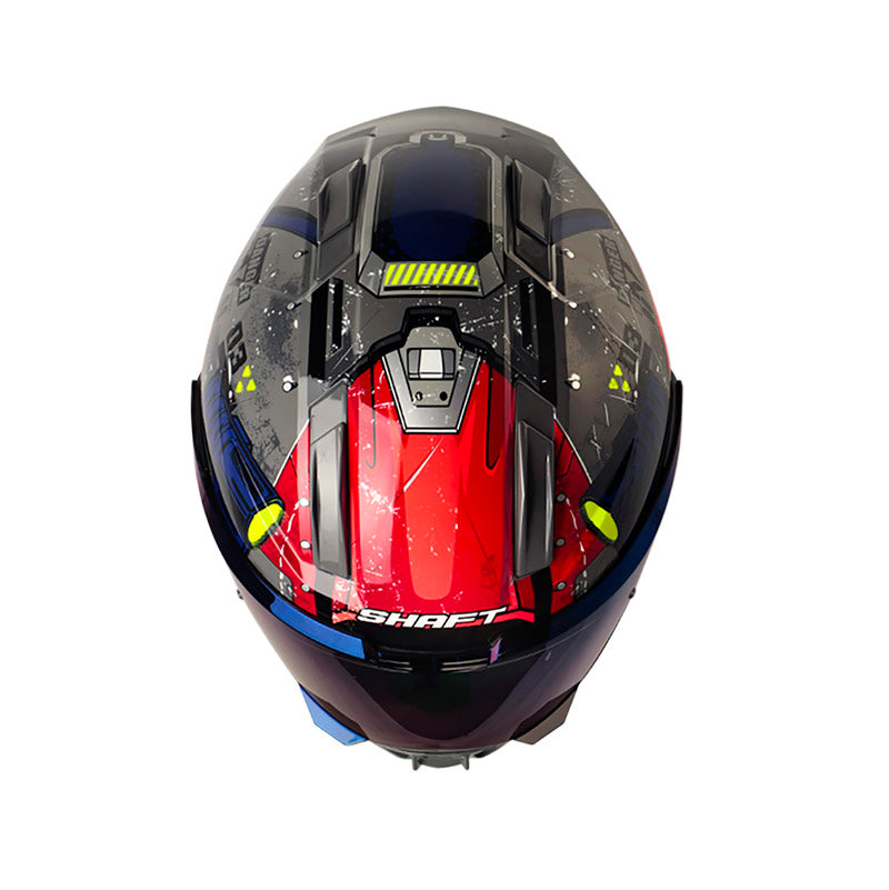 Casco SHAFT SH-595 OMEGA L GRIS.OS/ROJO UN 1 · vista adicional
