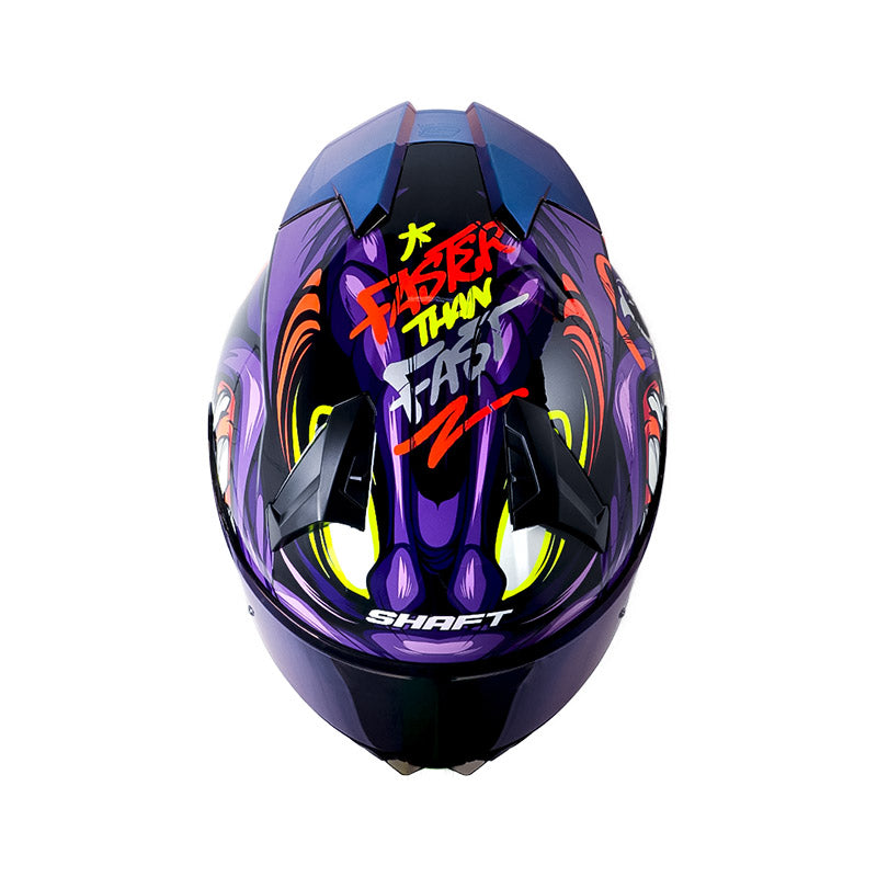 Casco SHAFT MENFIS S PURPLE BRILLO UN 1 · vista adicional