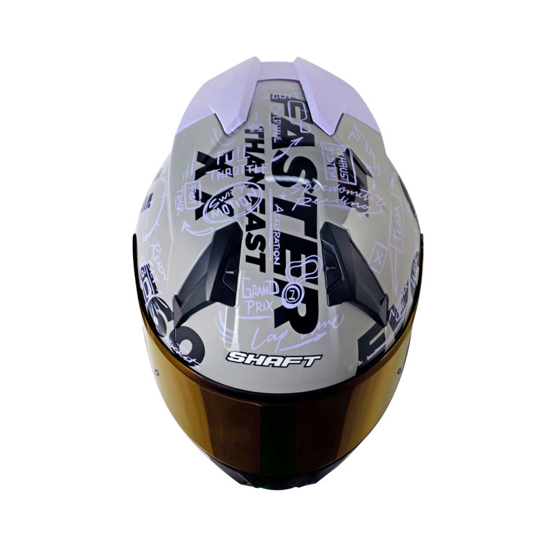 Casco SHAFT NOTES M GREY/LIG/PURPLE BRILLO UN 1 · vista adicional
