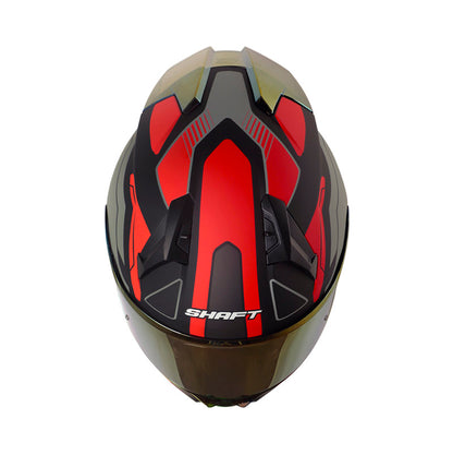 Casco SHAFT SH-560 EVO CHAOS L BLK/RED MATE · vista adicional