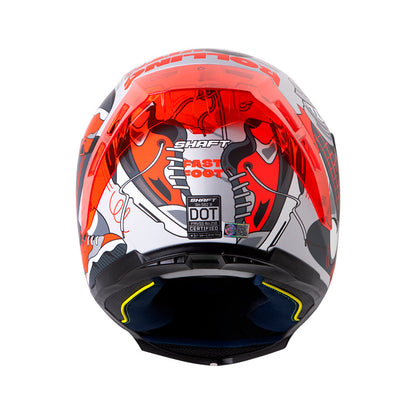 Casco SHAFT SH-562R FAST FOOT L GRIS/ROJO UN 1 · vista adicional