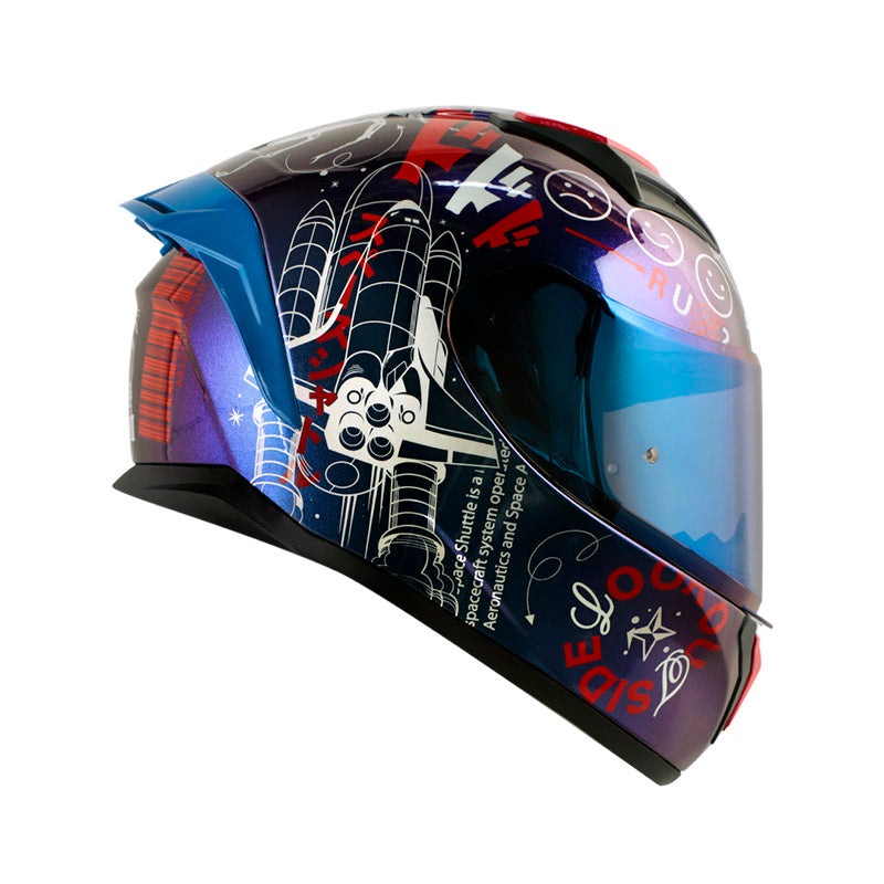 Casco SHAFT SH-582SP EVO RANDAMU L CAMA/ROJO · vista adicional