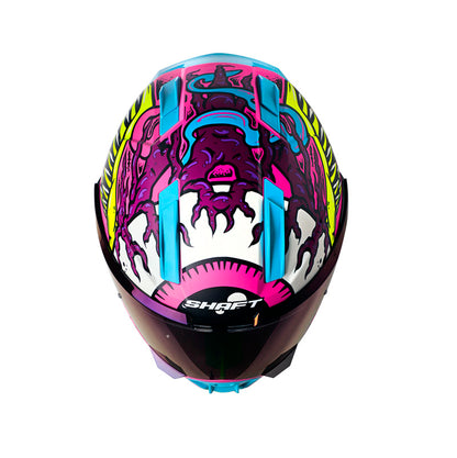 Casco SHAFT SH-595 OLD SKULL M FUCSIA/MORADO UN 1 · vista adicional