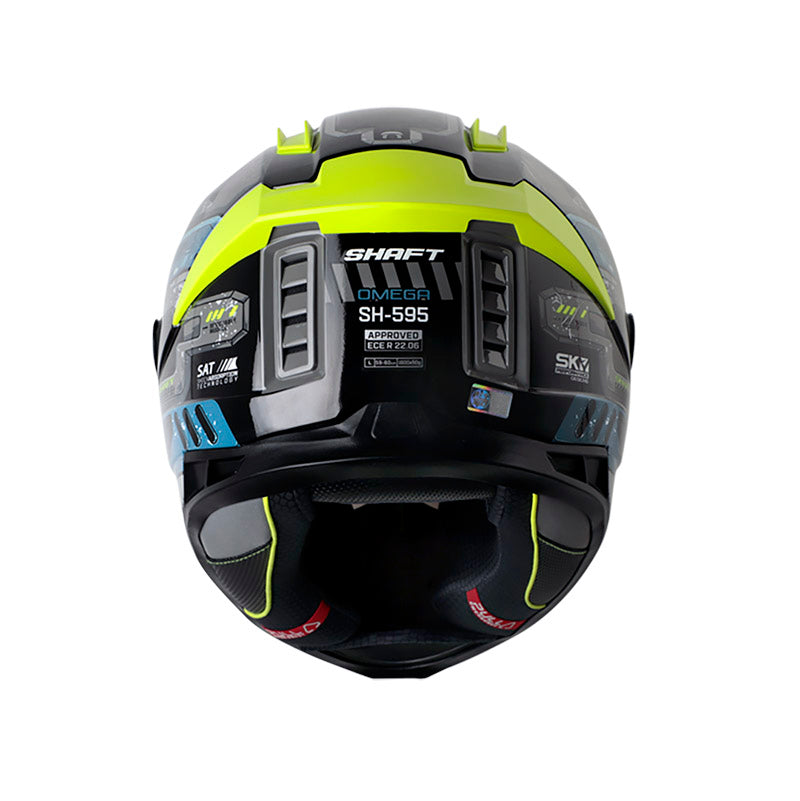Casco SHAFT SH-595 OMEGA L GRIS.OS/AZUL UN 1 · vista adicional