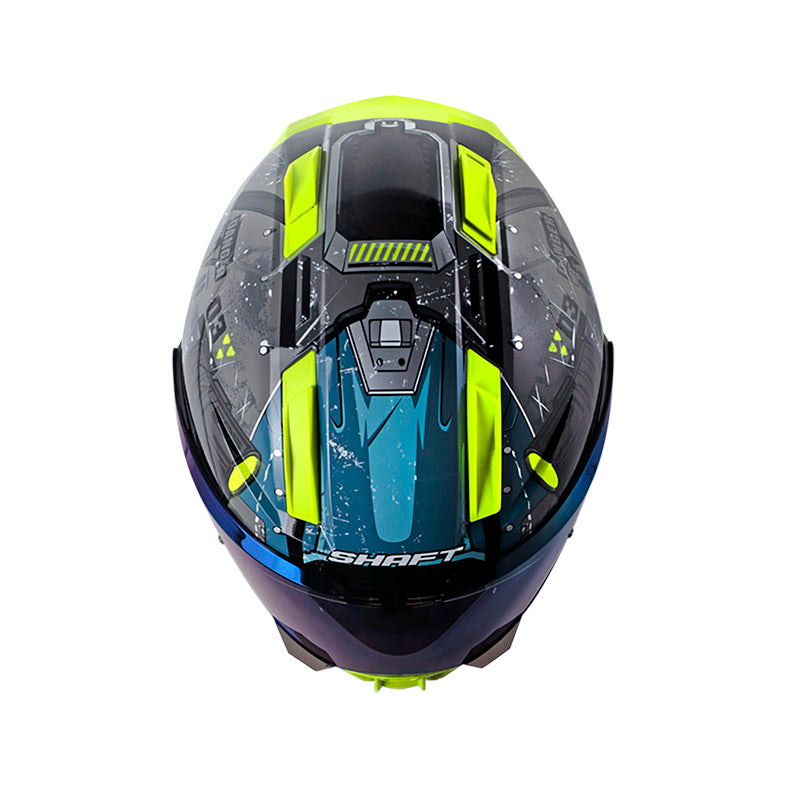 Casco SHAFT SH-595 OMEGA L GRIS.OS/AZUL UN 1 · vista adicional