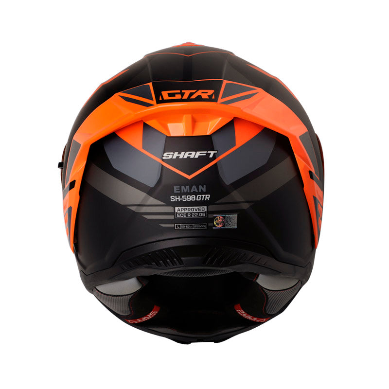 Casco SHAFT SH-598 GTR EMAN L BLACK/GREY MATE UN 1 · vista adicional