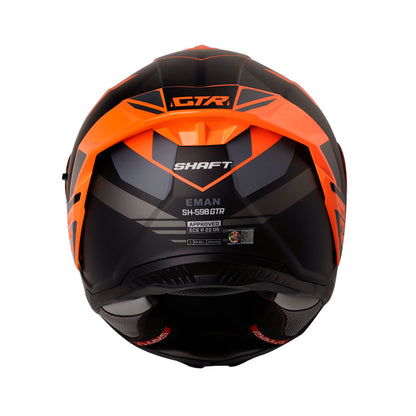 Casco SHAFT SH-598 GTR EMAN L BLACK/GREY MATE UN 1 · vista adicional