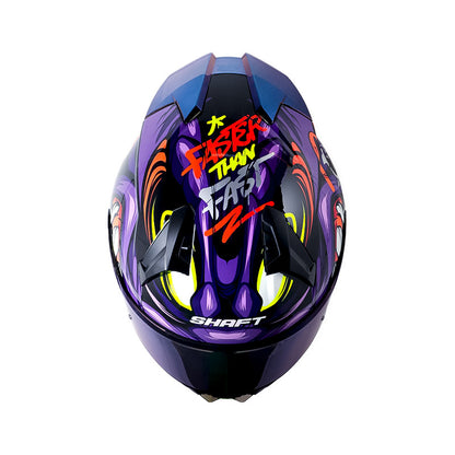 Casco SHAFT MENFIS S PURPLE BRILLO UN 1 · vista adicional