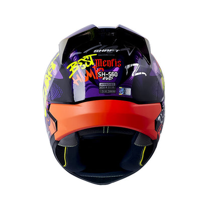 Casco SHAFT MENFIS S PURPLE BRILLO UN 1 · vista adicional