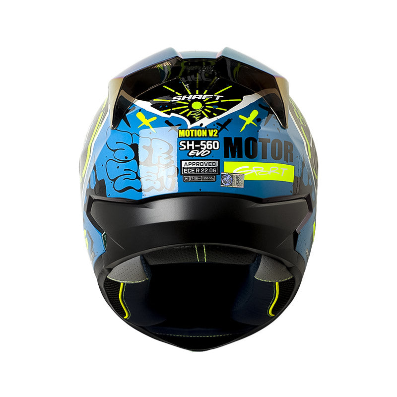 Casco SHAFT MOTION V2 L CAM/NEON/YELL BRILLO UN 1 · vista adicional