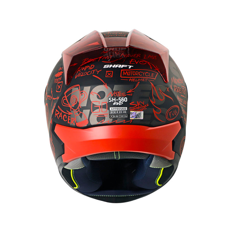Casco SHAFT NOTES M BLACK/RED MATE UN 1 · vista adicional