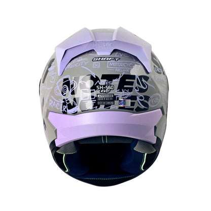 Casco SHAFT NOTES M GREY/LIG/PURPLE BRILLO UN 1 · vista adicional