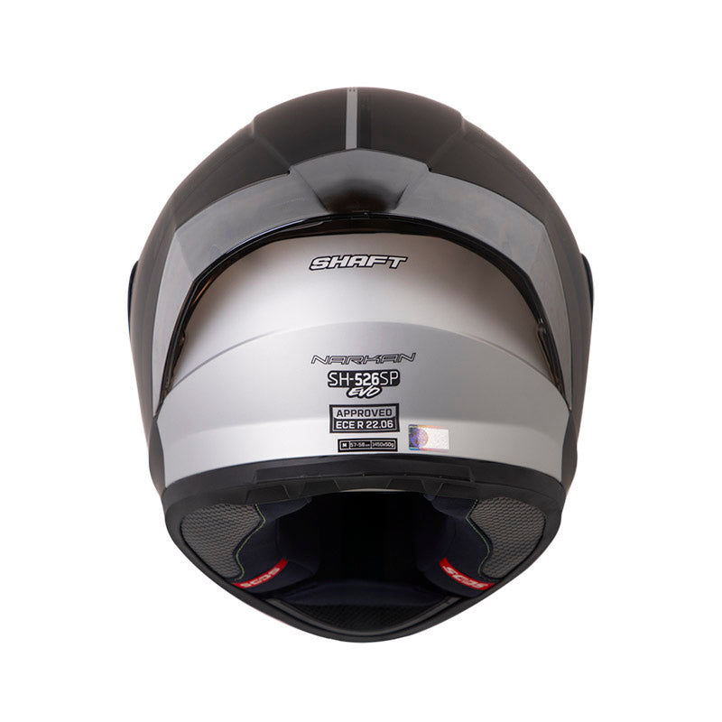 Casco SHAFT SH-526SP EVO NARKAN, color GRIS.OS/SL