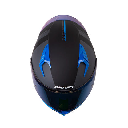 Casco SHAFT SH-526SP EVO NARKAN, color NEGRO/AZUL