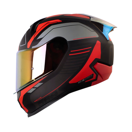 Casco SHAFT SH-560 EVO CHAOS L BLK/RED MATE