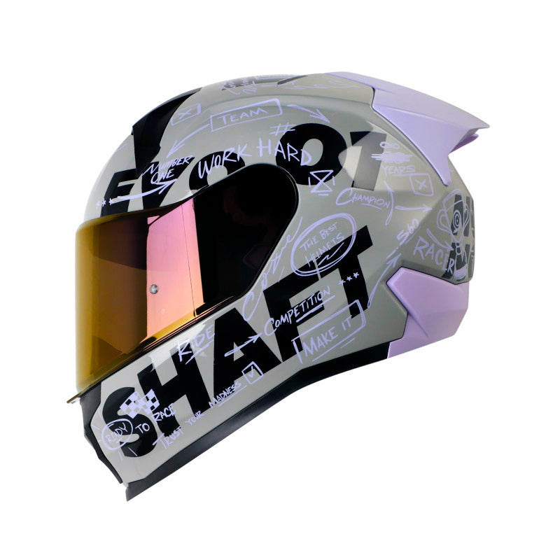Casco SHAFT NOTES M GREY/LIG/PURPLE BRILLO UN 1