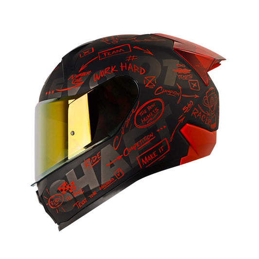 Casco SHAFT NOTES M BLACK/RED MATE UN 1