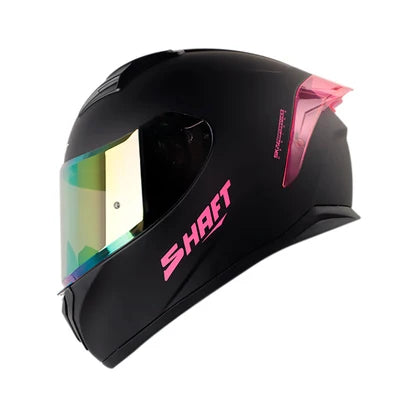 Casco SHAFT SH-582SP EVO SOLID S NEGRO/FUCSIA UN 1
