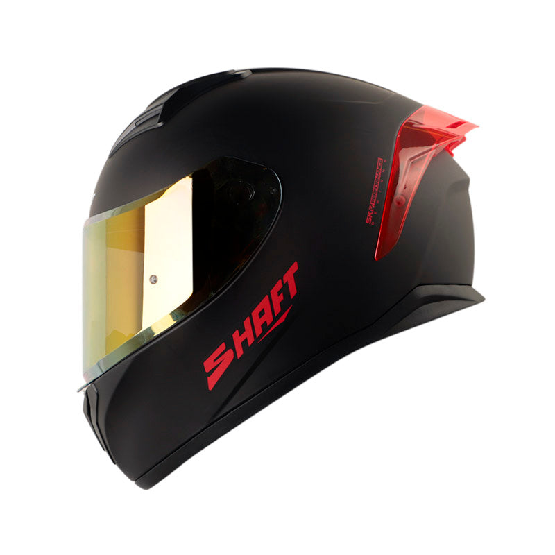 Casco SHAFT SH-582SP EVO SOLID L NEGRO/ROJO UN 1