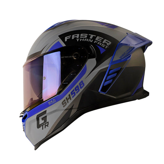 Casco SHAFT SH-598 GTR JBOND L GREY/BLUE MATE UN 1