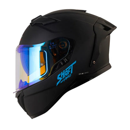 Casco SHAFT SHPRO-606 SP SOLID M NEGRO/AZUL UN 1