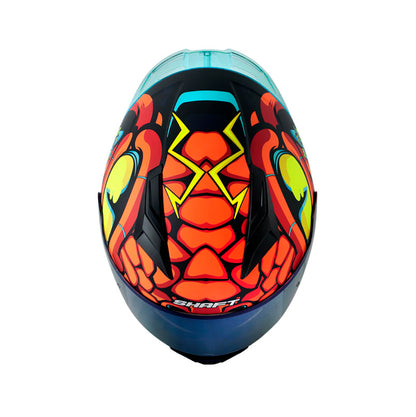 Casco SHAFT DRAKARYS naranja mate, vista 2